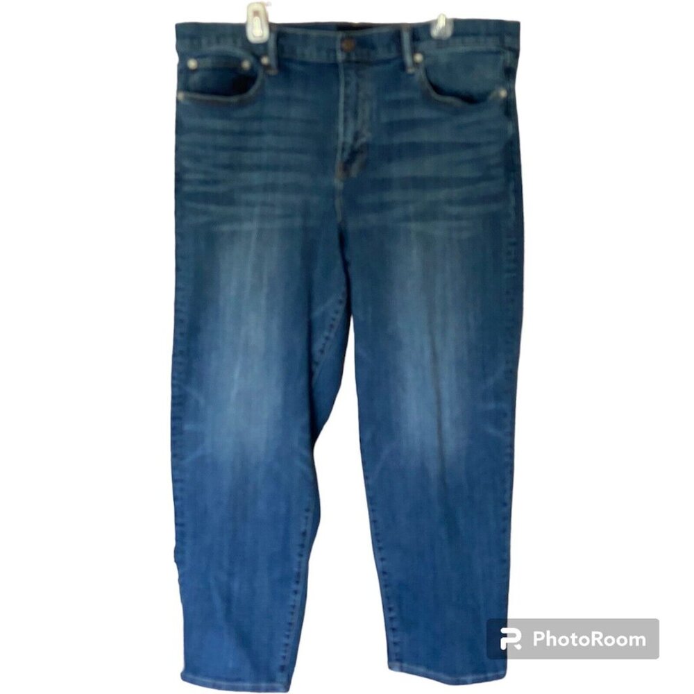 Lucky Brand Jeans Tag 38 Men's 365 Vintage Loose Dark Wash Measure 42x28.5
